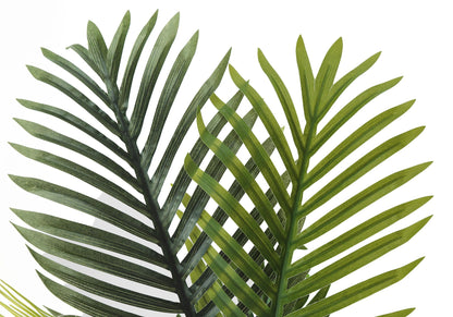 28-Inch Artificial Palm Tree in White Planter